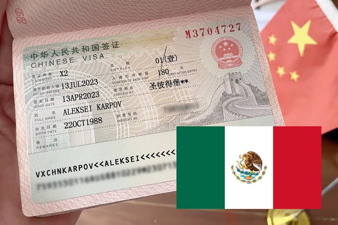 visa mexico a china